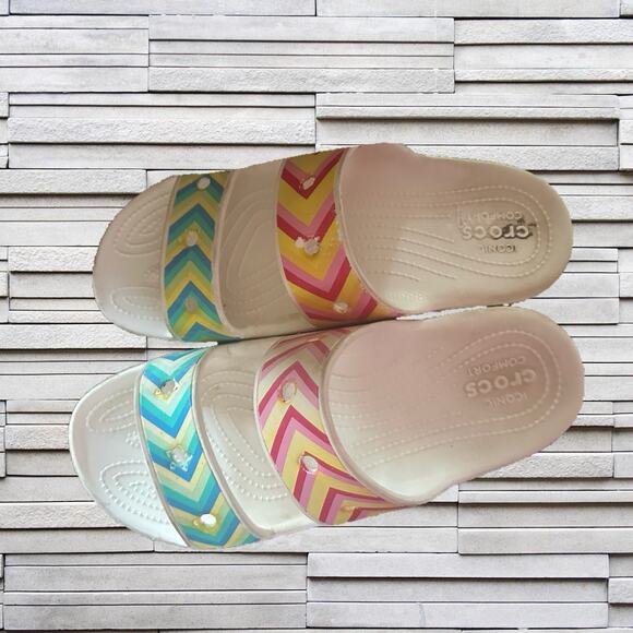 Crocs Festival Vibes Slip On Sandal Men’s Sz. 11. W12.5 - Picture 5 of 8